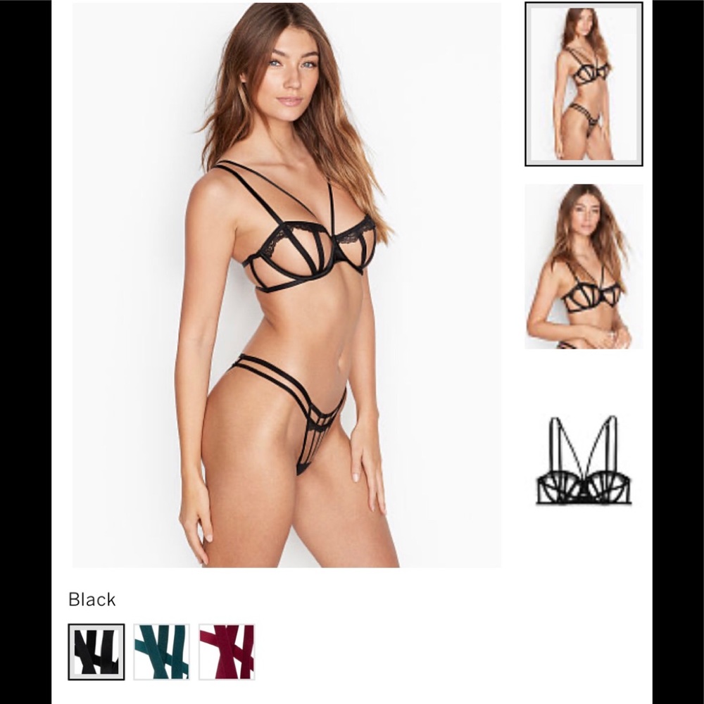 victoria’s secret strappy balconette bra !